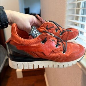 A.S.98 Vibrant Orange Denastar Sneakers